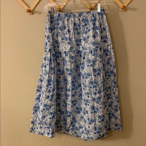 Cottagecore circle a line zephyr skirt